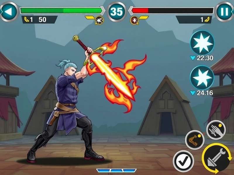 Sizzling Sword Blow Gameplay Screenshot